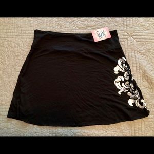 Chick by Nicky Hilton Screen Printed Miniskirt